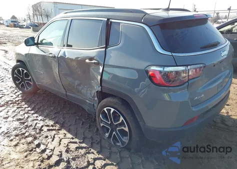 2023 Jeep Compass Limited 4X4 from USA, damaged, VIN 3C4NJDCN0PT539524